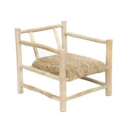 Bazar Bizar Fauteuils Chaise En Raphia Naturel 1 Place -Magasin De Chaises chaise en raphia naturel 1 place 4
