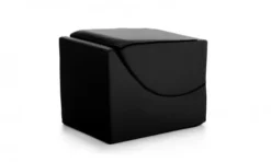 Talamo Italia Poufs Chaise Longue En éco-cuir Noir -Magasin De Chaises chaise longue en eco cuir noir 4