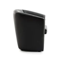 Talamo Italia Fauteuils Chaise Longue En éco-cuir Noir -Magasin De Chaises chaise longue en eco cuir noir 8