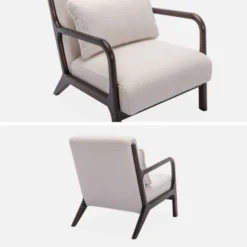 Alice's Garden Fauteuils Fauteuil à Bouclettes , Pieds Bois D'hévéa Teinté Wengé 4 Alice's Garden Fauteuils Fauteuil à Bouclettes , Pieds Bois D'hévéa Teinté Wengé -Magasin De Chaises fauteuil a bouclettes pieds bois d hevea teinte wenge 4