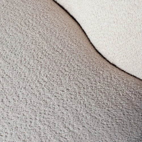 Fauteuil angle gauche en tissu bouclette ecru Woood Fauteuils Fauteuil Angle Gauche En Tissu Bouclette Ecru -Magasin De Chaises fauteuil angle gauche en tissu bouclette ecru 5