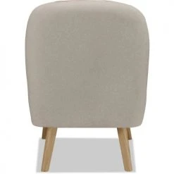 ATHM DESIGN Fauteuils Fauteuil Assise Polyester Bleu Pieds Bois 5 ATHM DESIGN Fauteuils Fauteuil Assise Polyester Bleu Pieds Bois -Magasin De Chaises fauteuil assise polyester bleu pieds bois 5