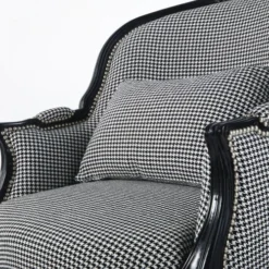 Maisons Du Monde Fauteuils Fauteuil Bergère Imprimé Pied De Poule Noir Et Blanc 3 Maisons Du Monde Fauteuils Fauteuil Bergère Imprimé Pied De Poule Noir Et Blanc -Magasin De Chaises fauteuil bergere imprime pied de poule noir et blanc 1000 2 20 210309 4