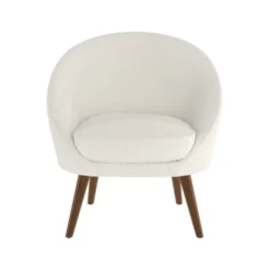 Rendez Vous Déco Fauteuils Fauteuil Blanc Effet Laine Bouclette 4 Rendez Vous Déco Fauteuils Fauteuil Blanc Effet Laine Bouclette -Magasin De Chaises fauteuil blanc effet laine bouclette 10