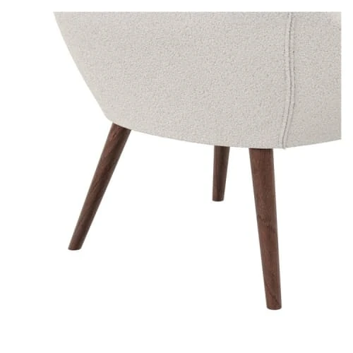 Rendez Vous Déco Fauteuils Fauteuil Blanc Effet Laine Bouclette 5 Rendez Vous Déco Fauteuils Fauteuil Blanc Effet Laine Bouclette – Image 5