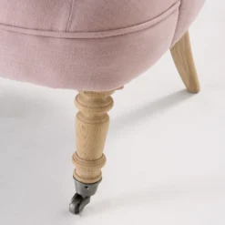 Maisons Du Monde Fauteuils Fauteuil Capitonné En Lin Lavé Rose Poudré 2 Maisons Du Monde Fauteuils Fauteuil Capitonné En Lin Lavé Rose Poudré -Magasin De Chaises fauteuil capitonne en lin lave rose poudre 1000 15 33 175472 3