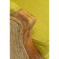 Kare Design Fauteuils Fauteuil Carrosse Vert Et Chêne -Magasin De Chaises fauteuil carrosse vert et chene 2