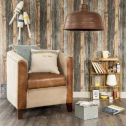 Maisons Du Monde Fauteuils Fauteuil Club En Coton Recyclé Et Cuir Marron 3 Maisons Du Monde Fauteuils Fauteuil Club En Coton Recyclé Et Cuir Marron -Magasin De Chaises fauteuil club en coton recycle et cuir marron 1000 15 7 129895 5