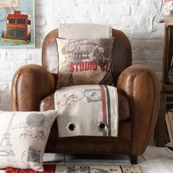 Maisons Du Monde Fauteuils Fauteuil Club En Suédine Marron 3 Maisons Du Monde Fauteuils Fauteuil Club En Suédine Marron -Magasin De Chaises fauteuil club en suedine marron 1000 1 11 50180567 7