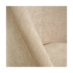 Wadiga Fauteuils Fauteuil Compact Et Enveloppant Beige Tissu Chenille -Magasin De Chaises fauteuil compact et enveloppant beige tissu chenille 3