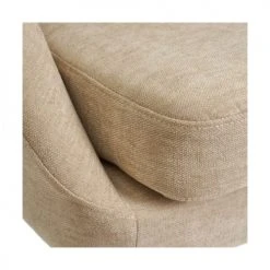 Wadiga Fauteuils Fauteuil Compact Et Enveloppant Beige Tissu Chenille -Magasin De Chaises fauteuil compact et enveloppant beige tissu chenille 5