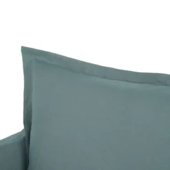 Maisons Du Monde Fauteuils Fauteuil Convertible En Lin Froissé Bleu Céladon 3 Maisons Du Monde Fauteuils Fauteuil Convertible En Lin Froissé Bleu Céladon -Magasin De Chaises fauteuil convertible en lin froisse bleu celadon 1000 13 6 201480 4