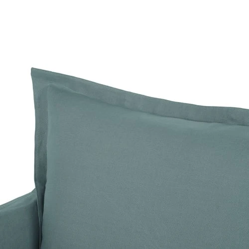 Fauteuil convertible en lin froissé bleu céladon Maisons Du Monde Fauteuils Fauteuil Convertible En Lin Froissé Bleu Céladon -Magasin De Chaises fauteuil convertible en lin froisse bleu celadon 1000 13 6 201480 4