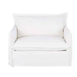 Maisons Du Monde Fauteuils Fauteuil Convertible En Lin Supérieur Beige -Magasin De Chaises fauteuil convertible en lin superieur blanc barcelone 1000 14 24 221711 1
