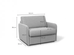 Usinestreet Fauteuils Fauteuil Convertible Express En Tissu Bleu Foncé - Couchage 70x190 -Magasin De Chaises fauteuil convertible express en tissu bleu fonce couchage 70x190 5