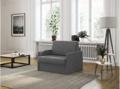 Usinestreet Fauteuils Fauteuil Convertible Express En Tissu Gris Foncé - Couchage 70x190 -Magasin De Chaises fauteuil convertible express en tissu gris fonce couchage 70x190 3