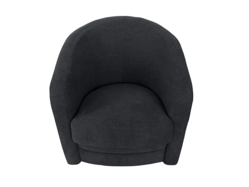 Fauteuil crapaud 1 place en tissu bleu marine DIVA SALON Fauteuils Fauteuil Crapaud 1 Place En Tissu Bleu Marine -Magasin De Chaises fauteuil crapaud 1 place en tissu bleu marine 4