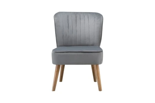 Fauteuil crapaud en velours 1 place gris Baita Fauteuils Fauteuil Crapaud En Velours 1 Place Gris -Magasin De Chaises fauteuil crapaud en velours 1 place gris 1