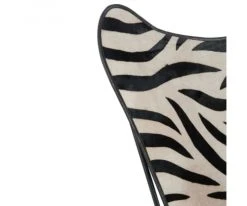 Meubles & Design Fauteuils Fauteuil Cuir Papillon Motifs Zébrés 4 Meubles & Design Fauteuils Fauteuil Cuir Papillon Motifs Zébrés -Magasin De Chaises fauteuil cuir papillon motifs zebres 4