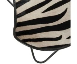 Meubles & Design Fauteuils Fauteuil Cuir Papillon Motifs Zébrés 5 Meubles & Design Fauteuils Fauteuil Cuir Papillon Motifs Zébrés -Magasin De Chaises fauteuil cuir papillon motifs zebres 5