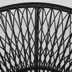 Maisons Du Monde Fauteuils De Jardin Fauteuil De Jardin Empilable En Fil De Résine Et Métal Noir -Magasin De Chaises fauteuil de jardin empilable en fil de resine et metal noir 1000 2 40 164409 3