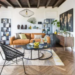 Maisons Du Monde Fauteuils De Jardin Fauteuil De Jardin Empilable En Fil De Résine Et Métal Noir -Magasin De Chaises fauteuil de jardin empilable en fil de resine et metal noir 1000 2 40 164409 8