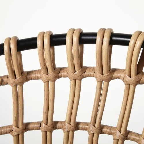 Maisons Du Monde Fauteuils De Jardin Fauteuil De Jardin En Résine Imitation Rotin Et Toile Noire 4 Maisons Du Monde Fauteuils De Jardin Fauteuil De Jardin En Résine Imitation Rotin Et Toile Noire – Image 4