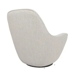 Drawer Fauteuils Fauteuil Design En Tissu Bouclette Beige -Magasin De Chaises fauteuil design en tissu bouclette beige 4