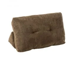 Meubles & Design Fauteuils Fauteuil Douillet En Velours Côtelé Marron -Magasin De Chaises fauteuil douillet en velours cotele marron 5