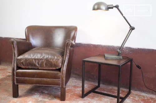 Fauteuil du professeur en cuir marron PIB Fauteuils Fauteuil Du Professeur En Cuir Marron -Magasin De Chaises fauteuil du professeur en cuir marron 3