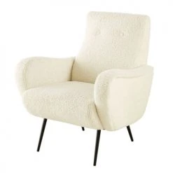 Maisons Du Monde Fauteuils Fauteuil Effet Peau De Mouton