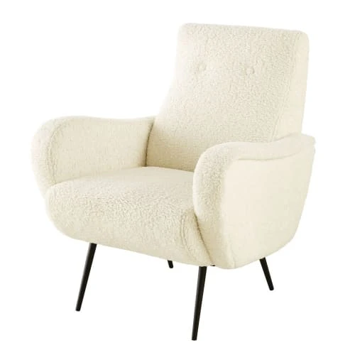 Maisons Du Monde Fauteuils Fauteuil Effet Peau De Mouton 1 Maisons Du Monde Fauteuils Fauteuil Effet Peau De Mouton