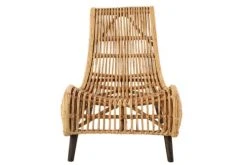 Hellin Fauteuils Fauteuil En Bambou Et Rotin Naturel -Magasin De Chaises fauteuil en bambou et rotin naturel 3