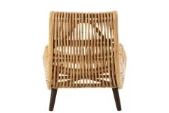 Hellin Fauteuils Fauteuil En Bambou Et Rotin Naturel -Magasin De Chaises fauteuil en bambou et rotin naturel 5