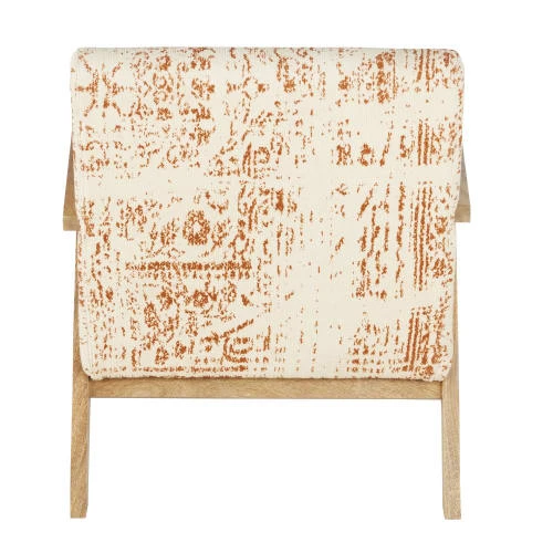 Maisons Du Monde Fauteuils Fauteuil En Coton Façon Tapisserie Multicolore Et Bois De Manguier 4 Maisons Du Monde Fauteuils Fauteuil En Coton Façon Tapisserie Multicolore Et Bois De Manguier – Image 4