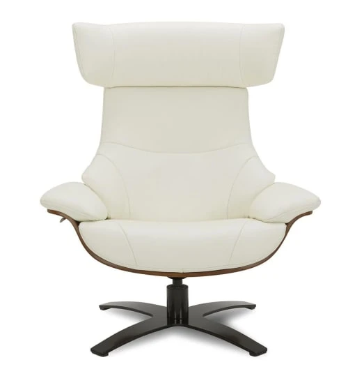 Fauteuil en cuir et chêne Naturel - Cuir Blanc My New Design Fauteuils Fauteuil En Cuir Et Chêne Naturel - Cuir Blanc -Magasin De Chaises fauteuil en cuir et chene naturel cuir blanc 1