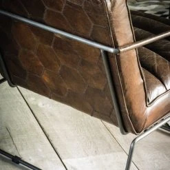 Maisons Du Monde Fauteuils Fauteuil En Cuir Marron -Magasin De Chaises fauteuil en cuir marron 1000 11 30 155748 6