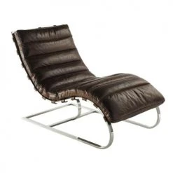Maisons Du Monde Assises Fauteuil En Cuir Marron