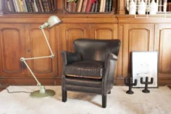 PIB Fauteuils Fauteuil En Cuir Marron -Magasin De Chaises fauteuil en cuir marron 2