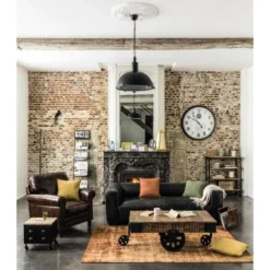 Maisons Du Monde Fauteuils Fauteuil En Cuir Marron Effet Vieilli 4 Maisons Du Monde Fauteuils Fauteuil En Cuir Marron Effet Vieilli -Magasin De Chaises fauteuil en cuir marron effet vieilli 1000 1 25 116383 9