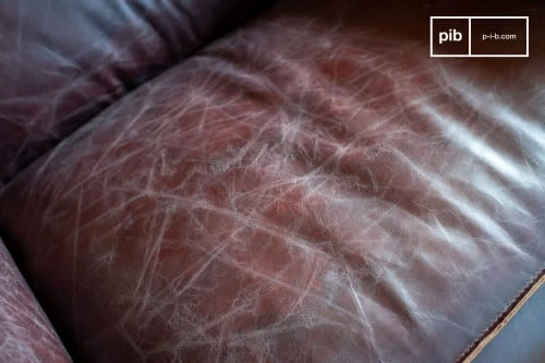 Fauteuil en cuir pleine fleur rouge marsala PIB Fauteuils Fauteuil En Cuir Pleine Fleur Rouge Marsala -Magasin De Chaises fauteuil en cuir pleine fleur rouge marsala 4