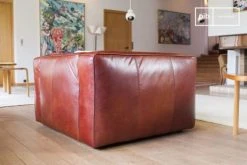 PIB Fauteuils Fauteuil En Cuir Rouge -Magasin De Chaises fauteuil en cuir rouge 3