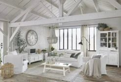 Maisons Du Monde Fauteuils Fauteuil En Lin Froissé Blanc -Magasin De Chaises fauteuil en lin froisse blanc 1000 0 29 201093 4