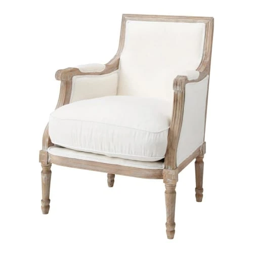 Fauteuil en lin ivoire Maisons Du Monde Fauteuils Fauteuil En Lin Ivoire -Magasin De Chaises fauteuil en lin ivoire 1000 0 23 132617 1