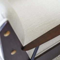 Tikamoon Fauteuils Fauteuil En Mindi Et Tissu -Magasin De Chaises fauteuil en mindi et tissu 2