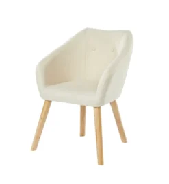 Baita Fauteuils Fauteuil En Tissu 1 Place Blanc CrĂšme