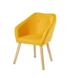 Baita Fauteuils Fauteuil En Tissu 1 Place Jaune