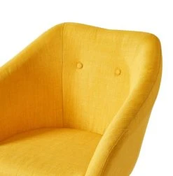 Baita Fauteuils Fauteuil En Tissu 1 Place Jaune -Magasin De Chaises fauteuil en tissu 1 place jaune 8