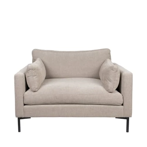 Fauteuil en tissu beige Zuiver Fauteuils Fauteuil En Tissu Beige -Magasin De Chaises fauteuil en tissu beige 3