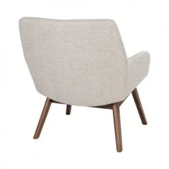 House Nordic Fauteuils Fauteuil En Tissu Et Pieds En Bois Naturel Ecru -Magasin De Chaises fauteuil en tissu et pieds en bois naturel ecru 4